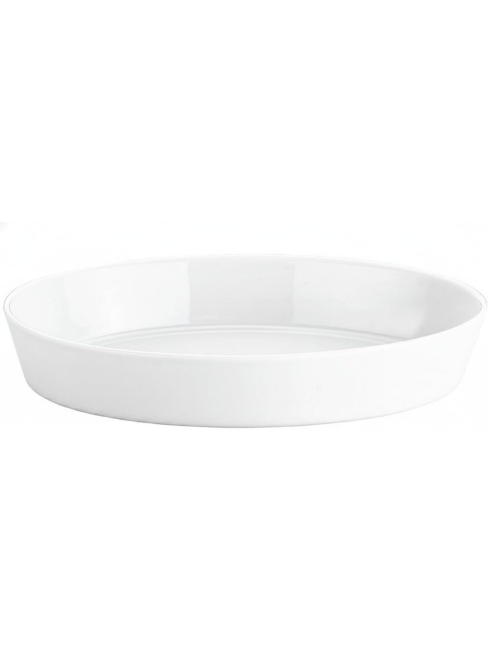 Deep Oval Baker 3.5 Quart Porcelain Dish for Casseroles, Baking & Serving
